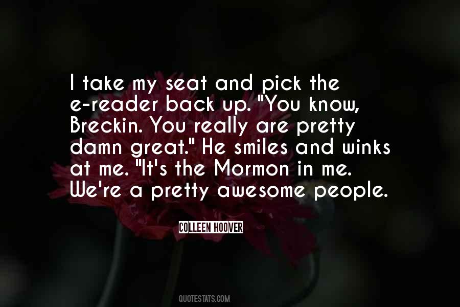 Take A Back Seat Quotes #967357