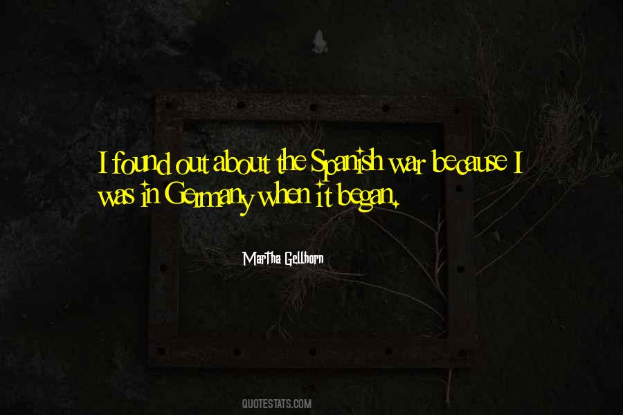 Spanish War Quotes #1807774