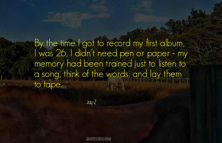 Song Words Quotes #1412574