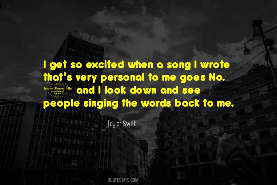 Song Words Quotes #973230