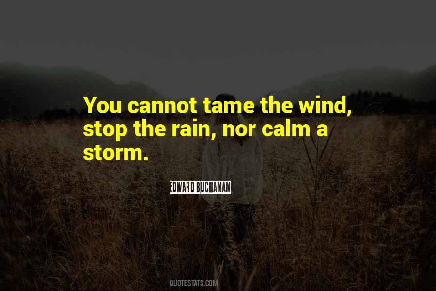 Rain Will Stop Quotes #1282714