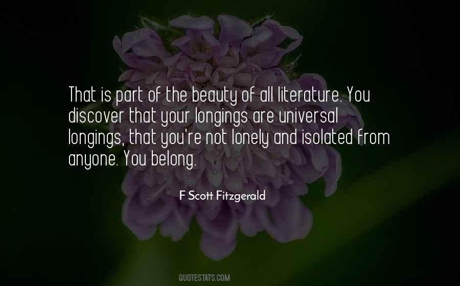 Beauty Literature Quotes #580995