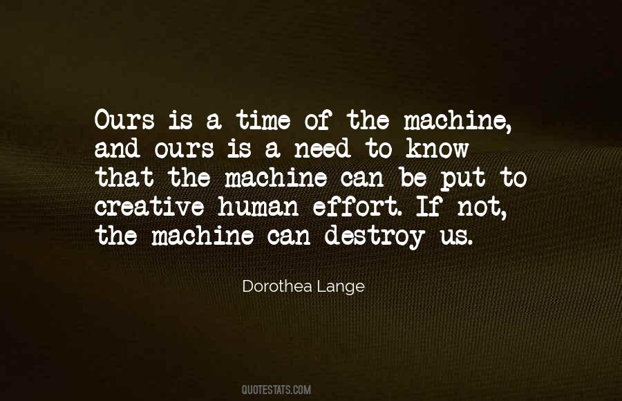 Human Machine Quotes #1215188