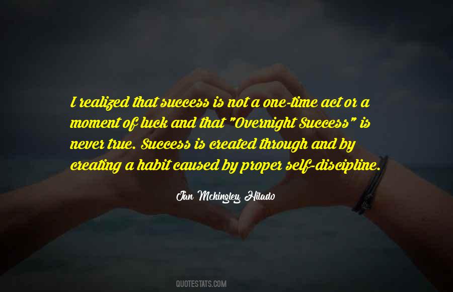 Success Discipline Quotes #1206647