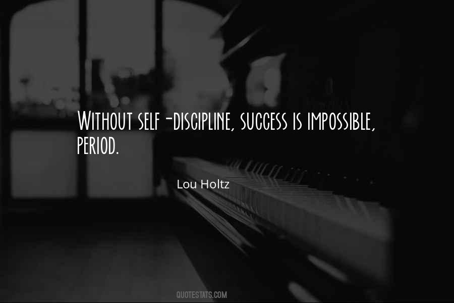 Success Discipline Quotes #1206728