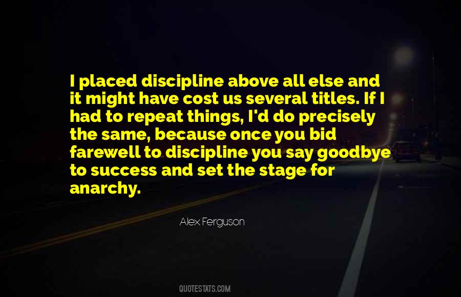 Success Discipline Quotes #287685