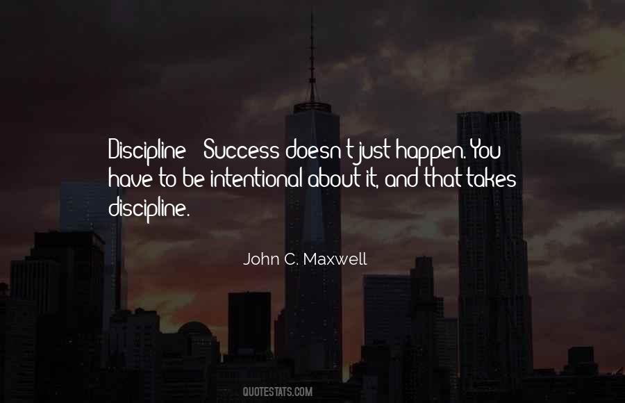 Success Discipline Quotes #921996