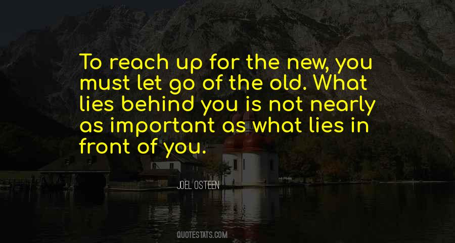 Letting Go Of The Old Quotes #1368010