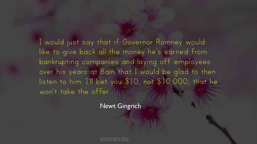 Quotes About Not Giving Money #1294831