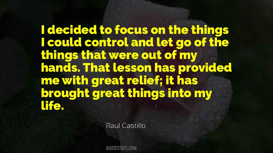 Out Of Control Life Quotes #991667