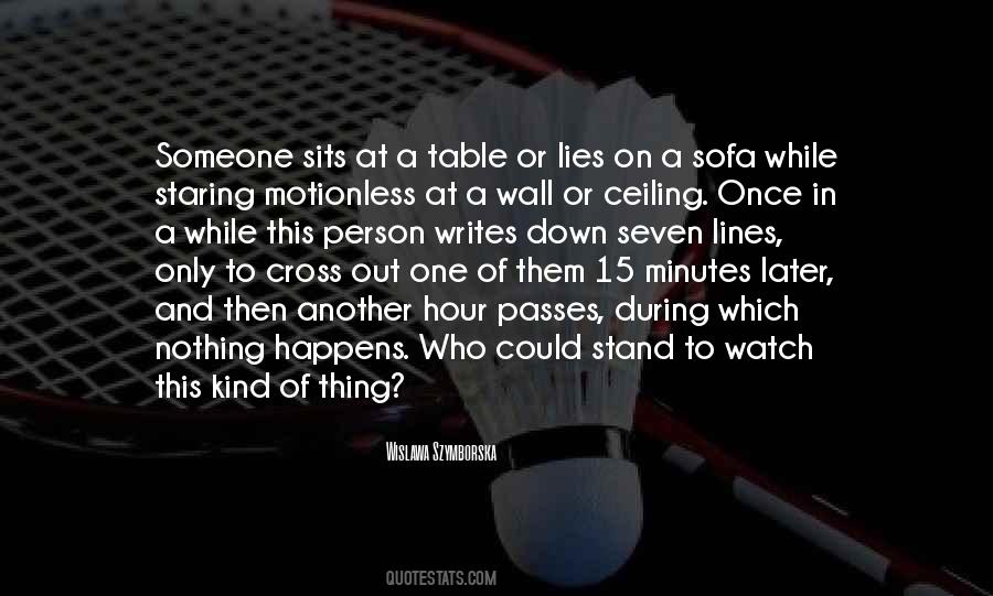 Staring At Nothing Quotes #795744