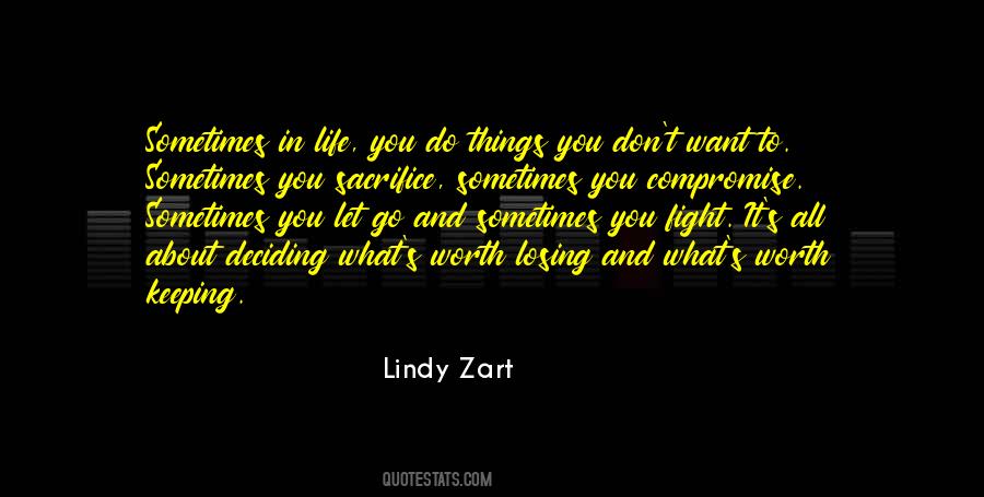 Life Is A Compromise Quotes #1024854