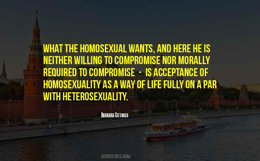 Life Is A Compromise Quotes #1376328