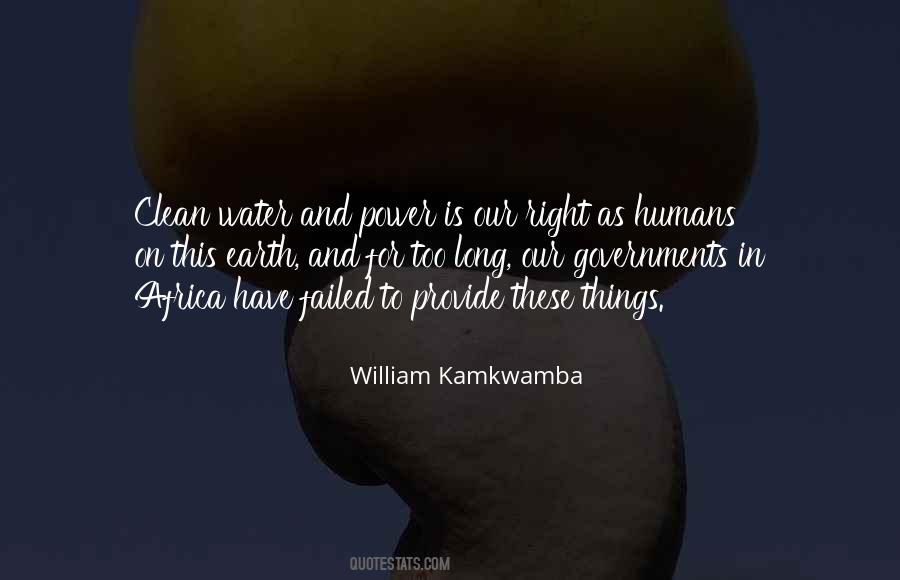 Water And Power Quotes #48581
