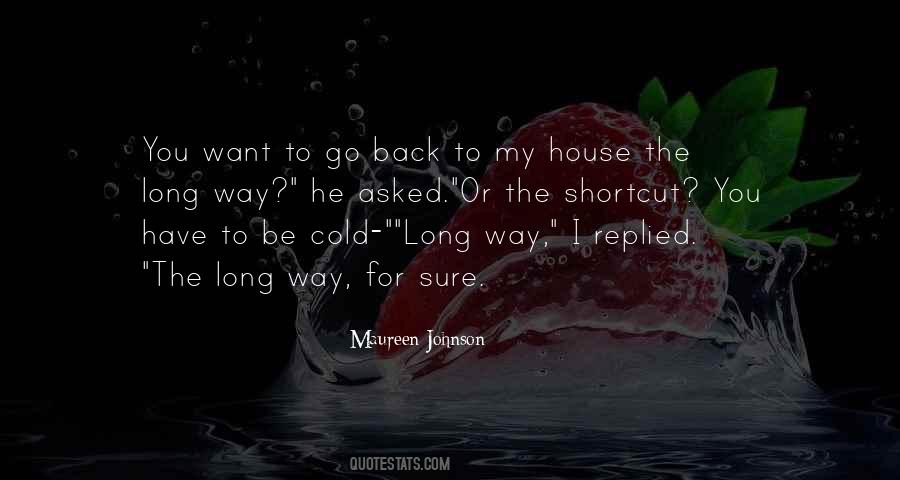 Go Way Back Quotes #378314
