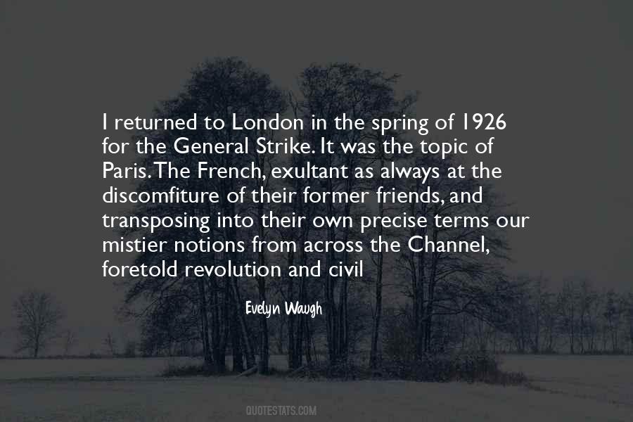 Spring In London Quotes #1292867
