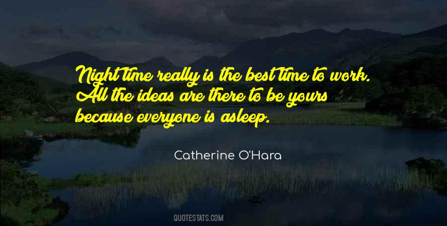 Night Is The Best Time To Quotes #1379022