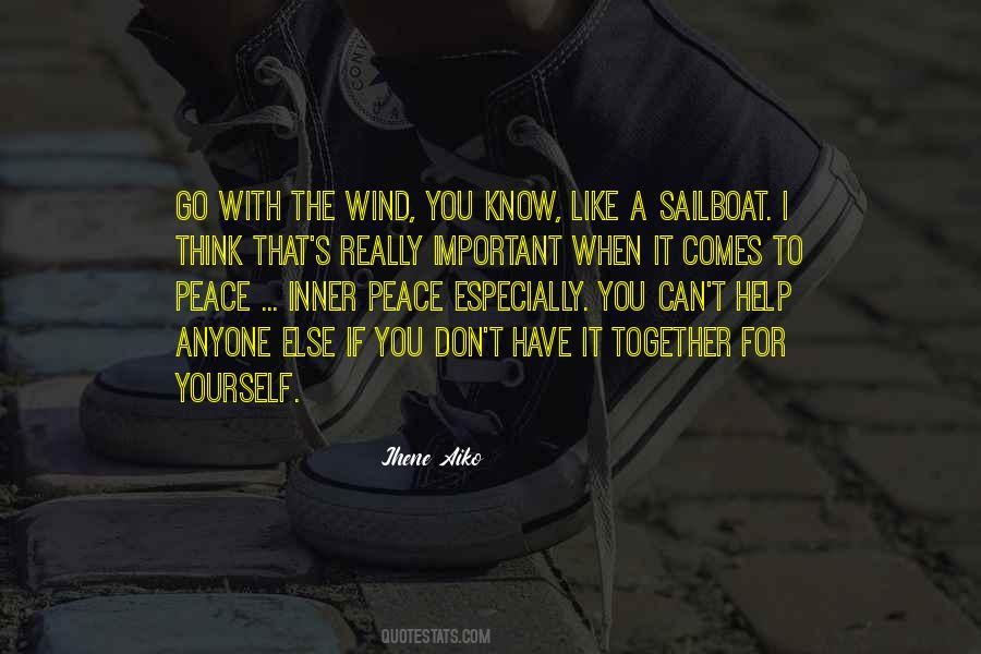 Go With The Wind Quotes #1754497