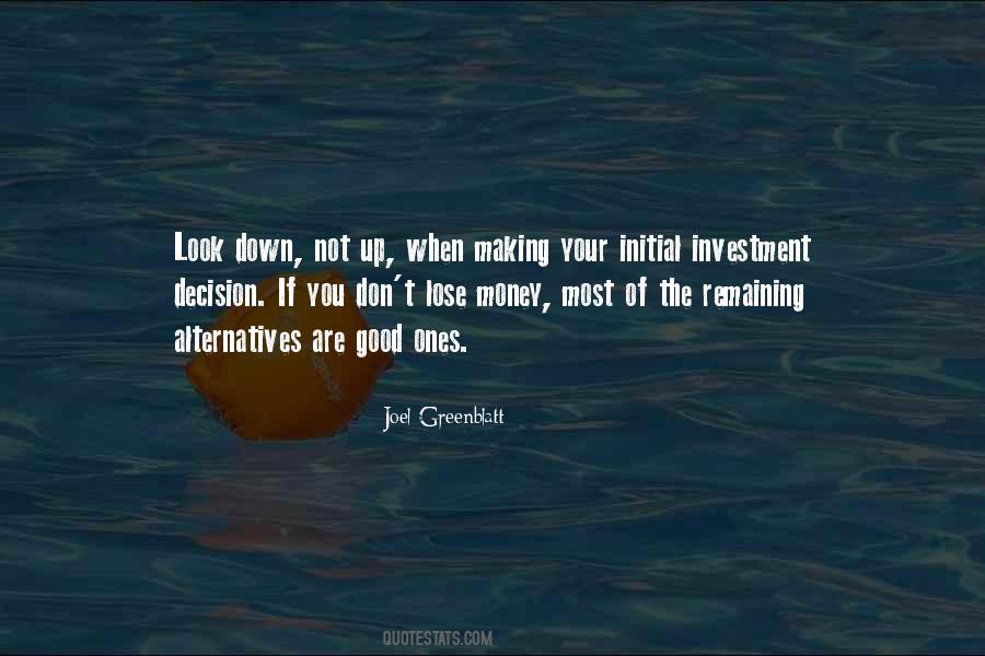 Quotes About Good Investment #688486