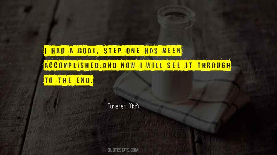 Goal Accomplished Quotes #1213387