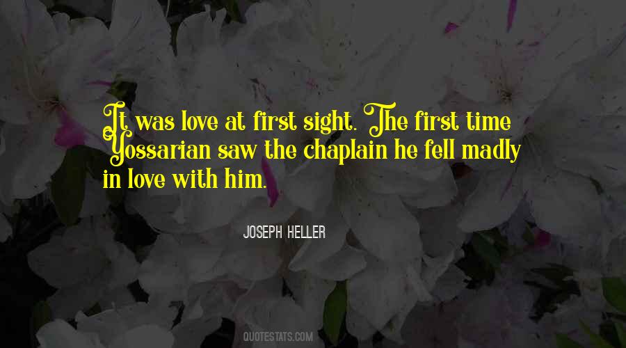 Fell In Love At First Sight Quotes #1042013