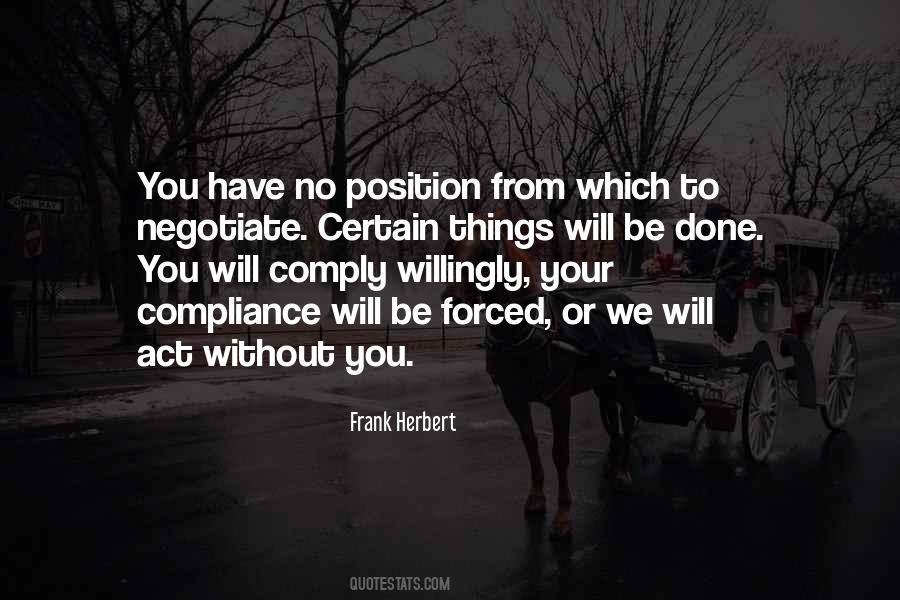 No Negotiation Quotes #401605