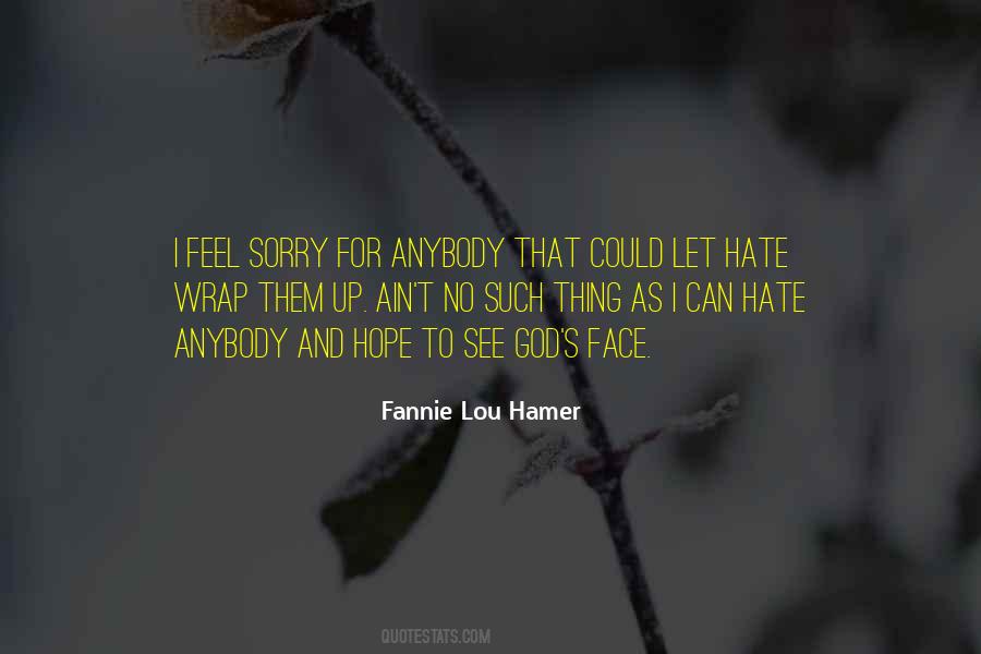 Can Feel Sorry Quotes #1049868