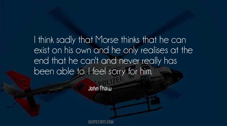 Can Feel Sorry Quotes #43321