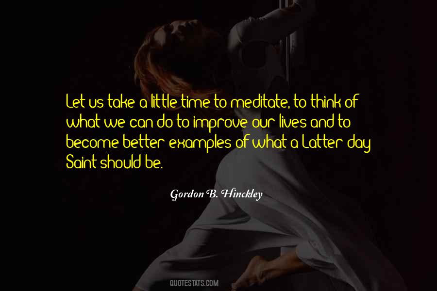 To Become Better Quotes #1820427