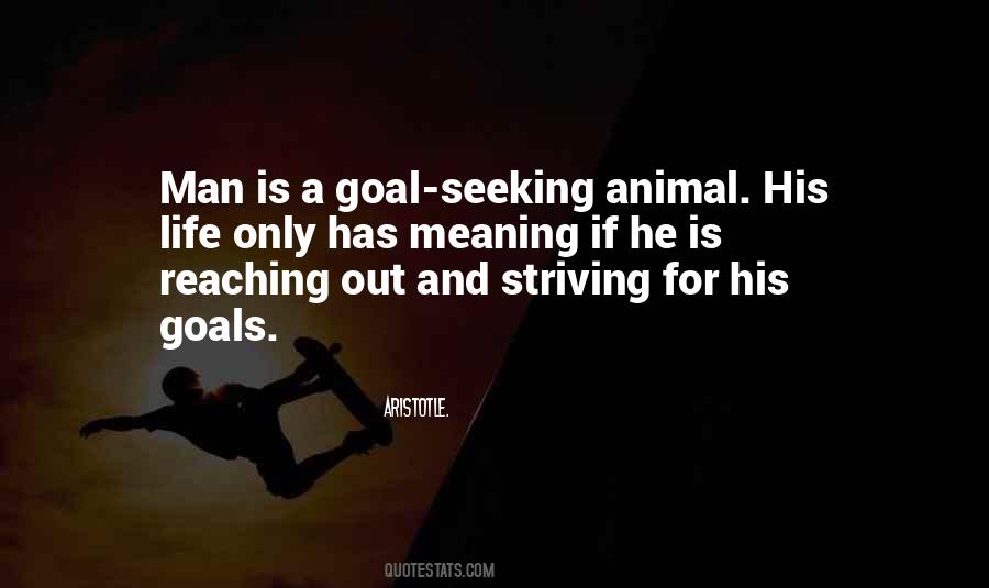 Goal Seeking Quotes #381177