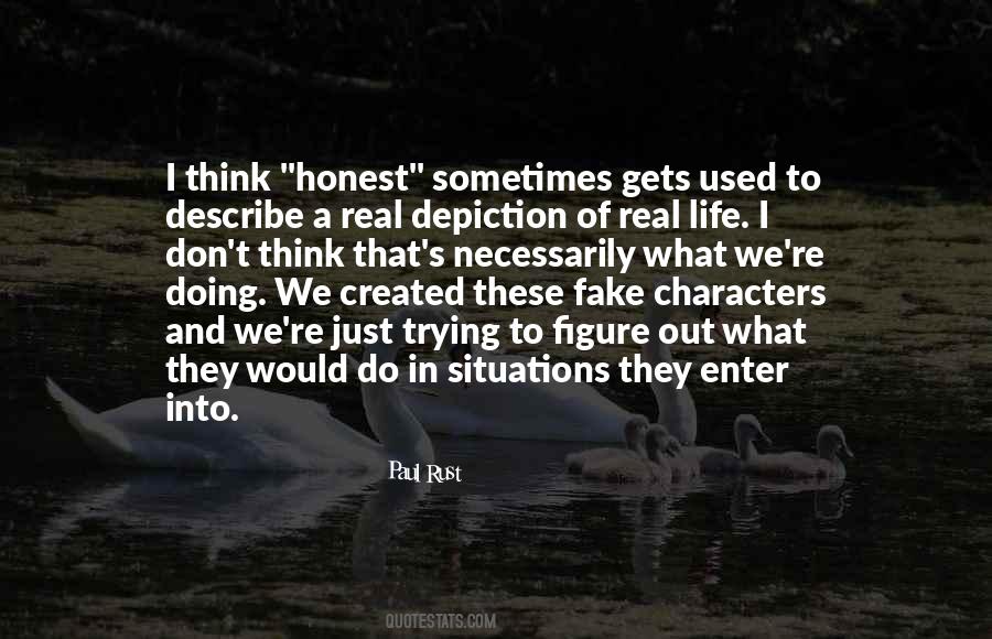 Fake Character Quotes #913422