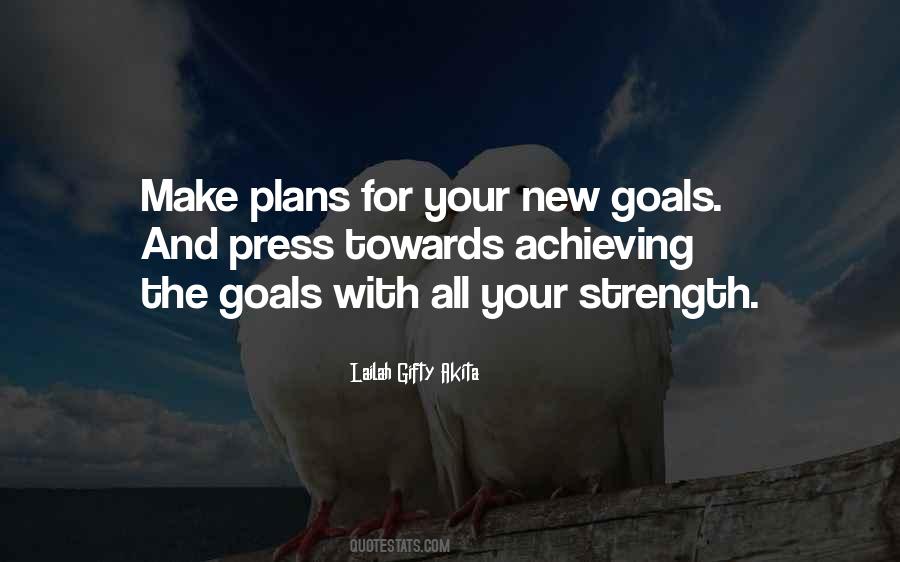Goals And Plans Quotes #68933