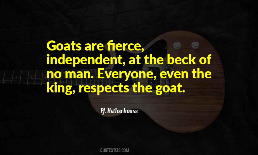 Goat Man Quotes #1576263