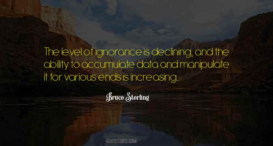 Level Of Ignorance Quotes #1539739