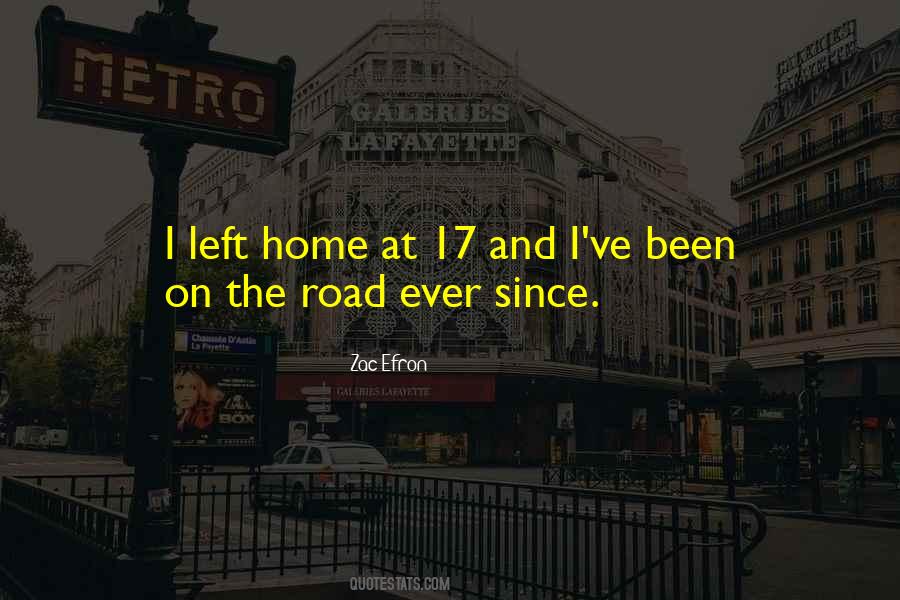 Left Home Quotes #1462058