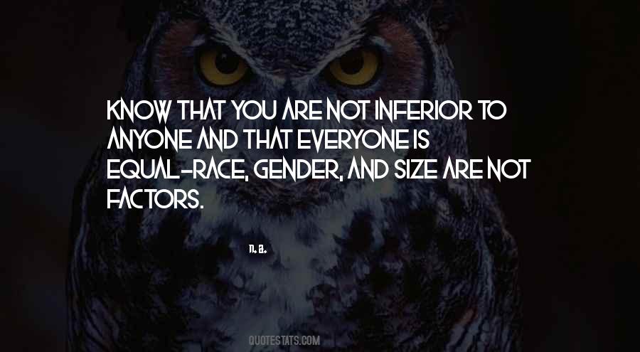 Quotes About Gender And Race #29751