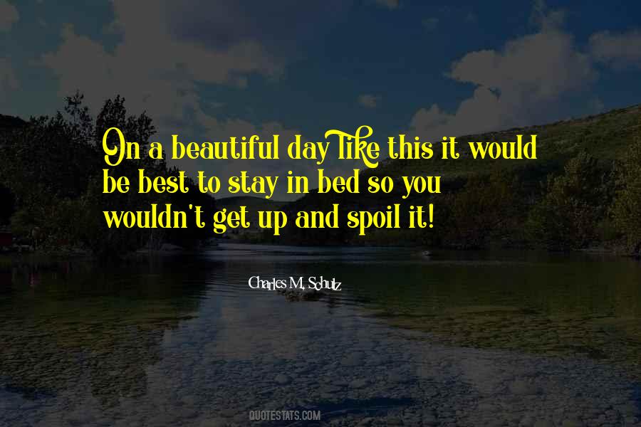 On A Beautiful Day Quotes #833959