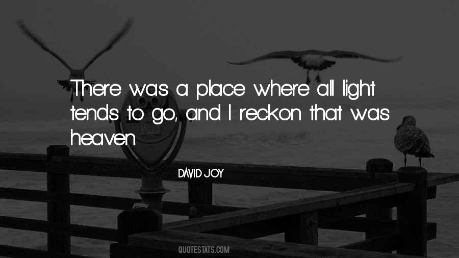 Joy And Light Quotes #108212