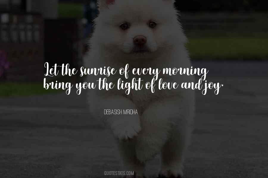 Joy And Light Quotes #67590