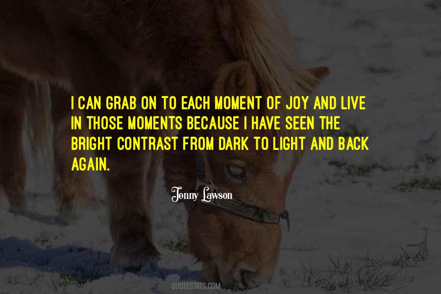 Joy And Light Quotes #898609
