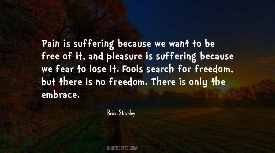 Pain Is Suffering Quotes #1154082