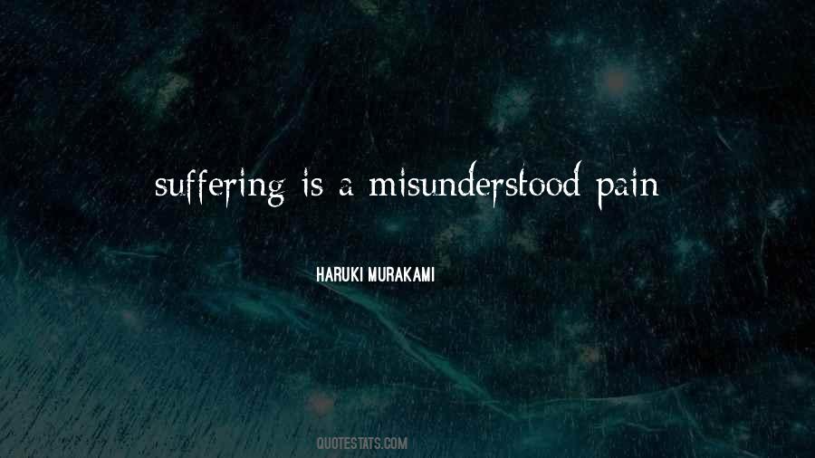 Pain Is Suffering Quotes #1476730