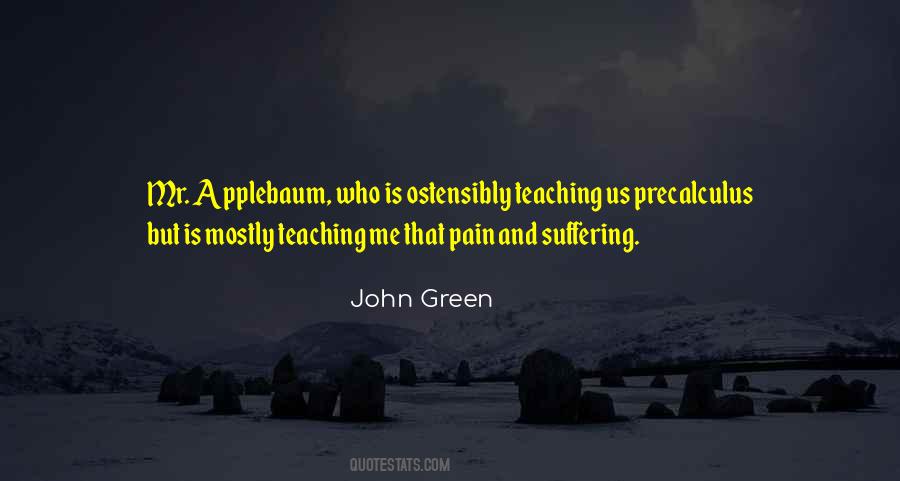 Pain Is Suffering Quotes #197903