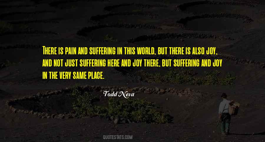 Pain Is Suffering Quotes #449483