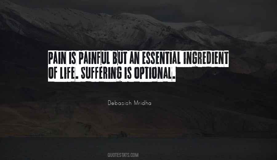 Pain Is Suffering Quotes #82552