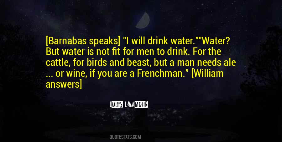 To Drink Water Quotes #343979