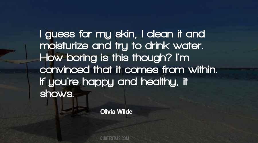 To Drink Water Quotes #83584