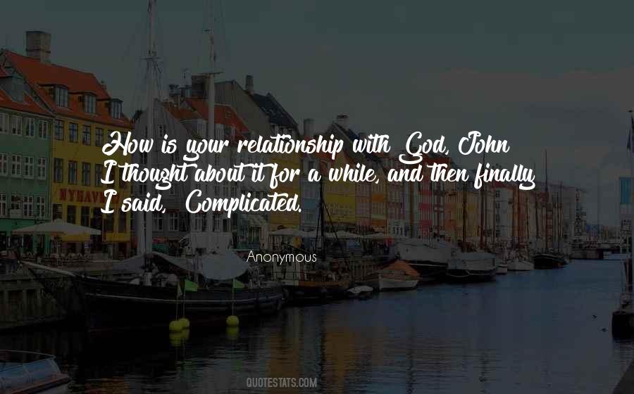 God And Relationship Quotes #347355