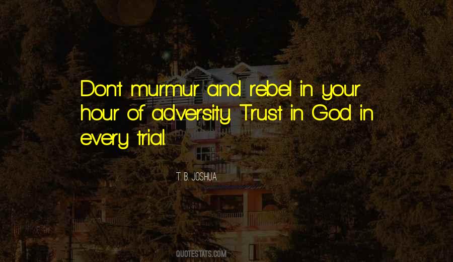 God And Trust Quotes #85874