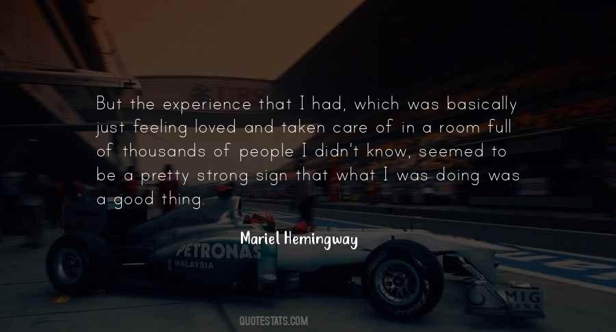 Just Feeling Quotes #1589720